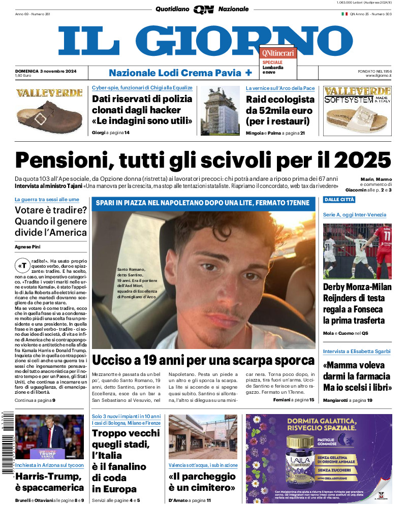 Prima-pagina-il giorno-edizione-di-oggi-20241103